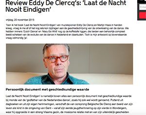 Review Book Eddy DeClercq
